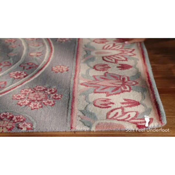 Safavieh 8 x 10 ft. Bellagio Rectangle Rug Dark Grey & Ivory BLG601H-8 - main